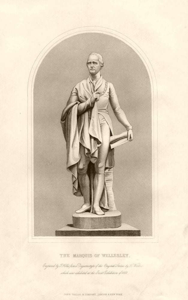 Richard Colley, 1st Marquess Wellesley. Weekes. Brother of Duke. TALLIS c1855